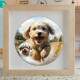 Quebra Cabe�a Kids Filhotes de Lhasa Apso