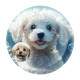 Quebra Cabe�a Kids Filhotes de Poodle em Bolha