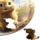 Quebra Cabe�a Kids Filhote de Coelho Baby