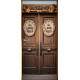 Adesivo de Porta Estilo Portas Girat�rias do Velho Oeste com Frase