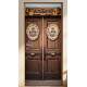 Adesivo de Porta Estilo Portas Girat�rias do Velho Oeste com Frase