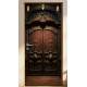 Adesivo de Porta Estilo Portas Girat�rias do Velho Oeste com Detalhes