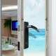 Adesivo de Porta Portal Se Abrindo Para uma Bela Praia