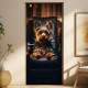 Adesivo de Porta Yorkshire em Sof� Aconchegante