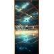 Adesivo de Porta Jogo de Futsal em Quadra com Jogadores