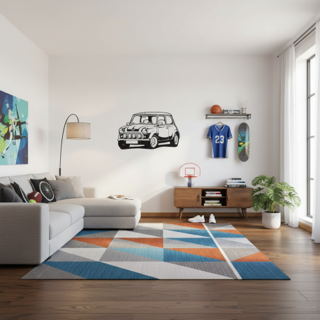 Adesivo de Parede Silhueta Mini Cooper