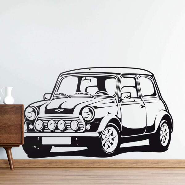 Adesivo de Parede Silhueta Mini Cooper
