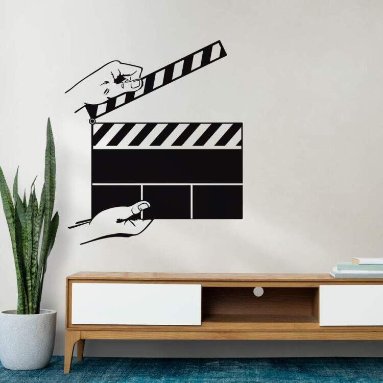 Adesivo de Parede Claquete de Cinema