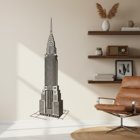 Adesivo de Parede Prdio Empire State