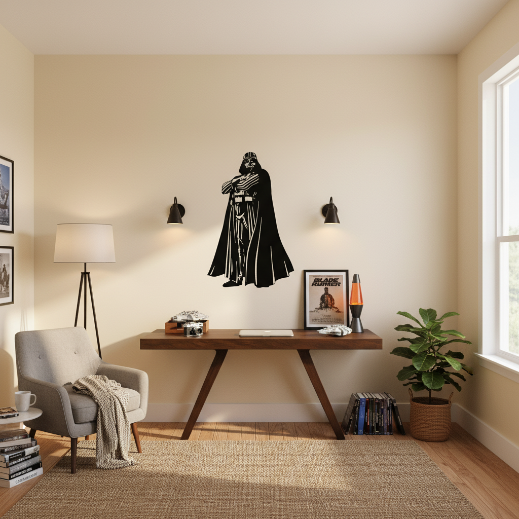 Adesivo de Parede Inspirado em Darth Vader