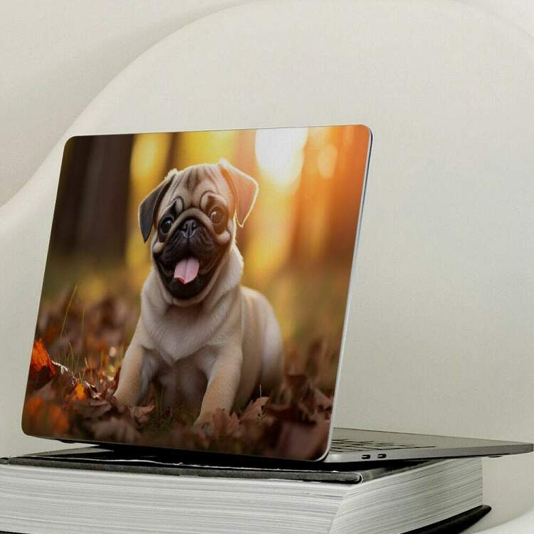 Adesivo para Notebook Co Pug Filhote