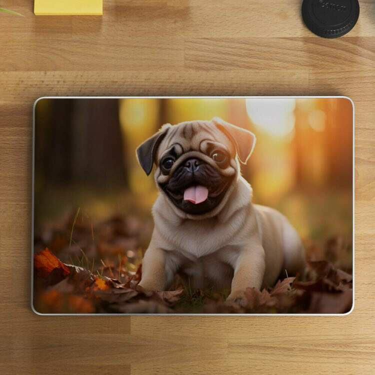 Adesivo para Notebook Co Pug Filhote