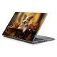 Adesivo para Notebook Filhote Collie Brincando em Folhas