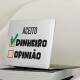 Adesivo para Notebook Aceito Dinheiro, Opini�o N�o