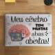 Adesivo para Notebook Meu Cerebro Tem Muitas Abas