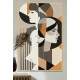 Quadro Decorativo Arte Abstrata Contempor�nea de Mulheres