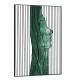 Quadro Decorativo Arte Tra�os de Rosto com Linhas no Fundo
