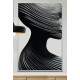 Quadro Decorativo Tra�os de Pessoa Estilo Abstrato com Ondas