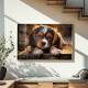 Quadro Decorativo C�o Filhote Cavalier King