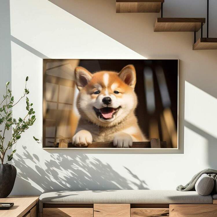 Quadro Decorativo Co Akita Inu