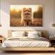 Quadro Decorativo C�o Filhote Pomeranian