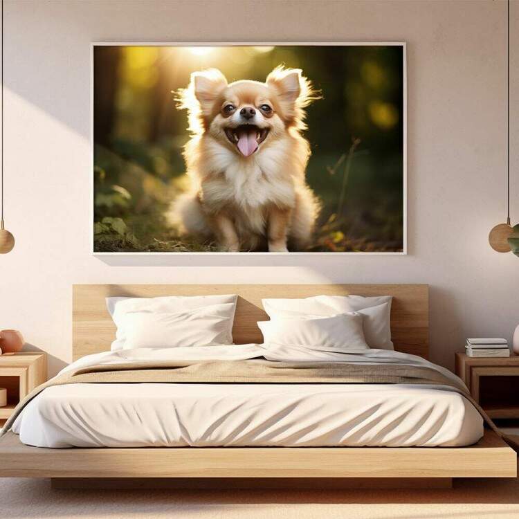 Quadro Decorativo Co Filhote Chiuhuahua