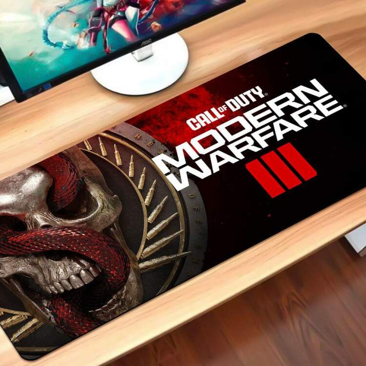 Mouse Pad Gigante 70x30cm Modern Warfare Jogo de Tiro