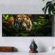 Quadro Decorativo Slim Tigre em Floresta