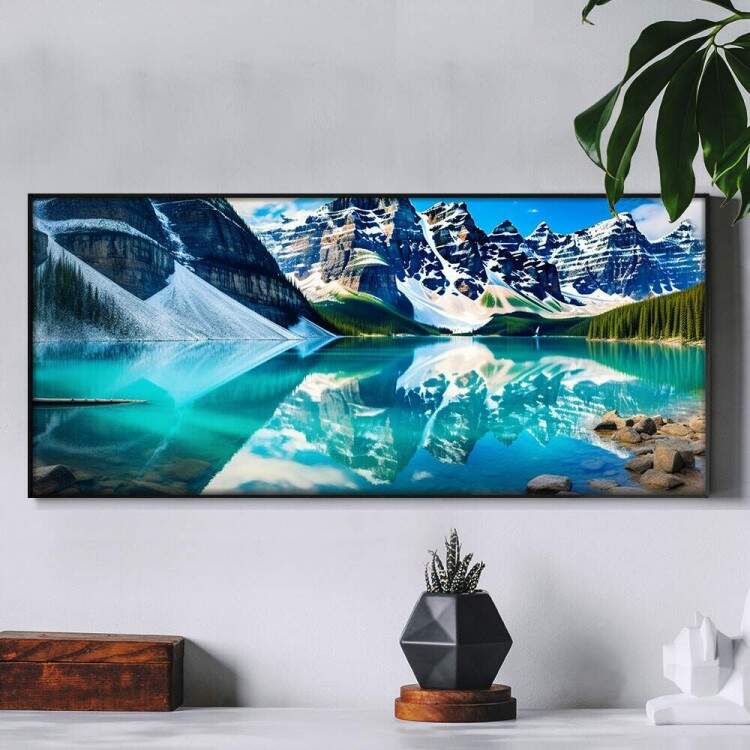 Quadro Decorativo Slim Montanhas no Canad