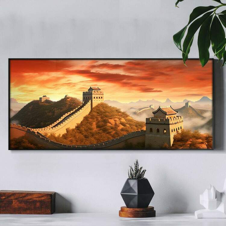 Quadro Decorativo Slim Muralha da China