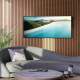 Quadro Decorativo Slim Paisagem Praia em Maldivas