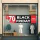 Adesivo de Parede Para Vitrine de Black Friday At� 70% Pre�os Incr�veis