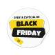 Adesivo de Parede Para Vitrine de Black Friday Oferta Especial