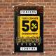 Banner Impresso em Lona Black Friday Descontos At� 50%