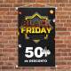 Banner Impresso em Lona Black Friday 50% de Desconto