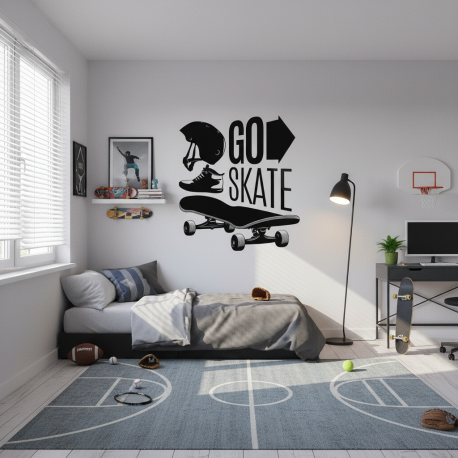 Adesivo de Parede Go Skate