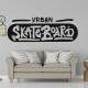Adesivo de Parede Urban Skateboard