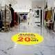 Adesivo para Ch�o Black Friday com Seu Desconto OFF