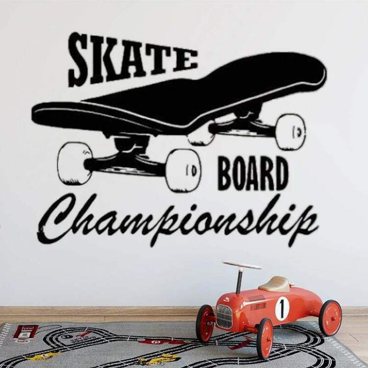 Adesivo de Parede Skateboard Championship