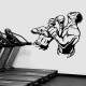 Adesivo de Parede Luta de Artes Marciais