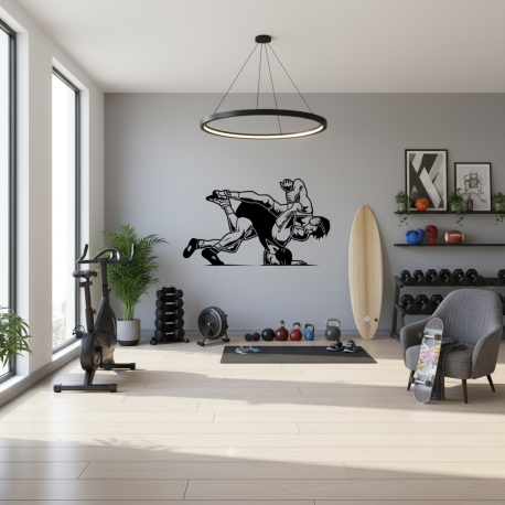 Adesivo de Parede Golpes de Artes Marciais