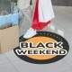 Adesivo para Ch�o Black Weekend Laranja