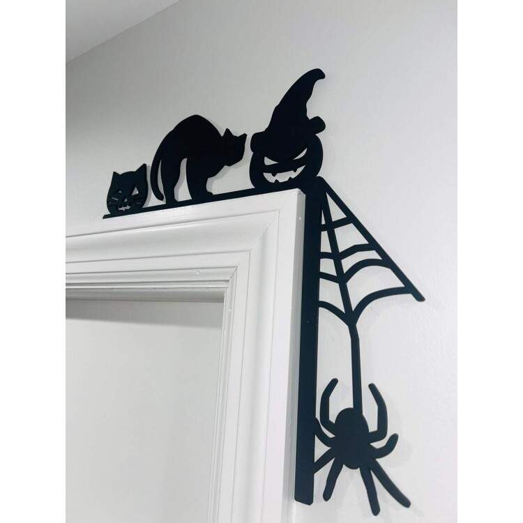 Placa Decorativa Animais de Halloween