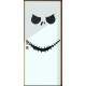 Adesivo de Porta para Halloween Silhueta Sorriso