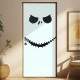 Adesivo de Porta para Halloween Silhueta Sorriso