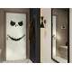Adesivo de Porta para Halloween Silhueta Sorriso