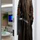 Adesivo de Porta para Halloween Homem com Cabe�a de Ab�bora