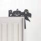 Placa Decorativa Ab�bora e Fantasma de Halloween
