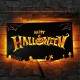 Placa de MDF Luminosa de Neon Led Happy Halloween 30x50cm