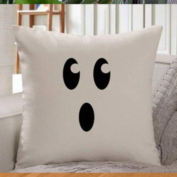 Almofada Decorativa Halloween Fantasma